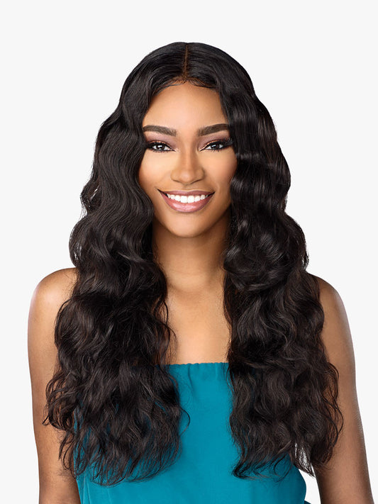 SENSATIONNEL Unprocessed Human Hair 360 Lace Wig - BODY WAVE 26"