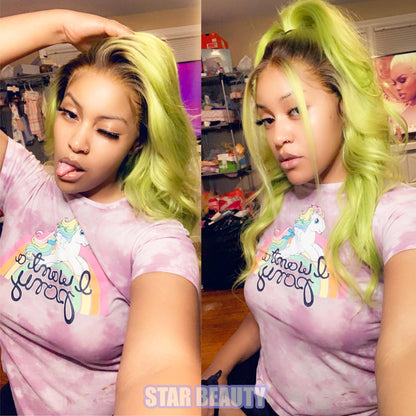 Bellatique 100% Human Hair Lace Wig 13X4 - Kim T1B/NEON - product image 3