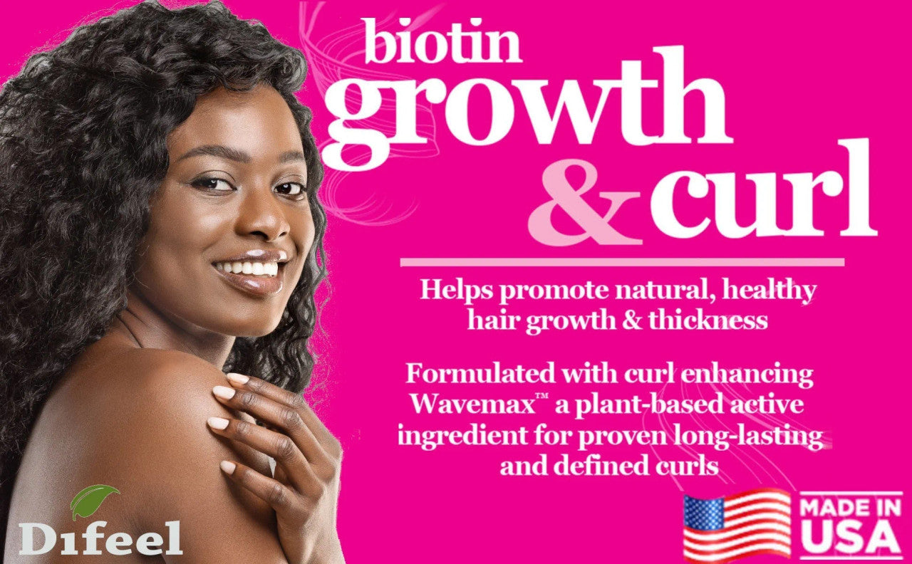 Difeel Biotin Growth & Curl Pro-Growth Leave in Conditioning Spray (6oz) - product image 2