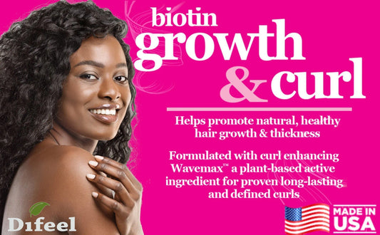 Difeel Biotin Growth & Curl Pro-Growth Leave in Conditioning Spray (6oz) - product image 2