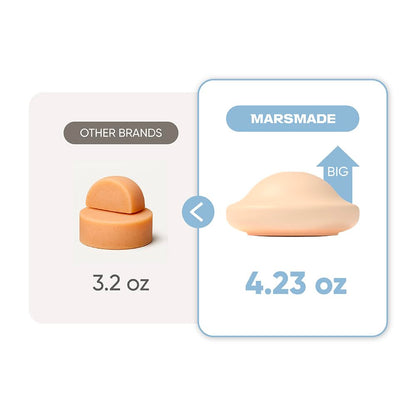 MARSMADE Castor Oil Shampoo Bar (4.23oz) - product image 4