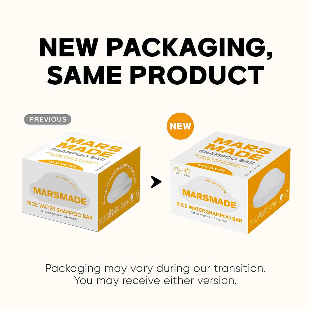 MARSMADE Rice Water Shampoo Bar (4.23oz) - product image 4