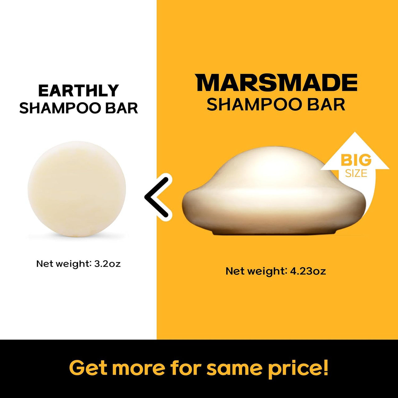 MARSMADE Rice Water Shampoo Bar (4.23oz) - product image 5