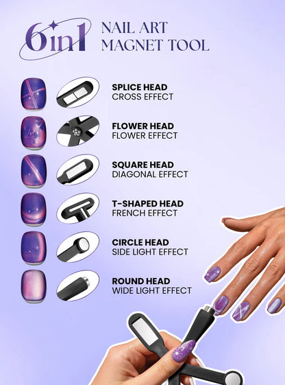 ABSOLUTE 6 in 1 Nail Art Magnet Tool - product image 3
