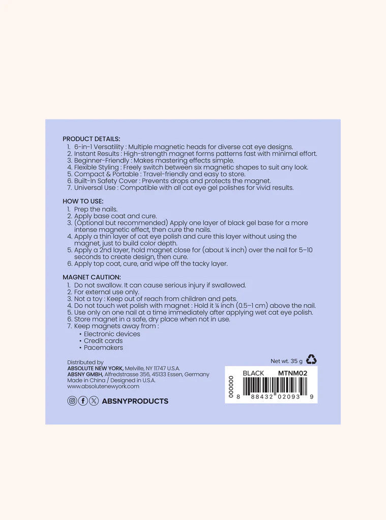 ABSOLUTE 6 in 1 Nail Art Magnet Tool - product image 5