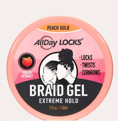 AllDay Lock & Braid Gel Peach Gold (5oz) - product image 2