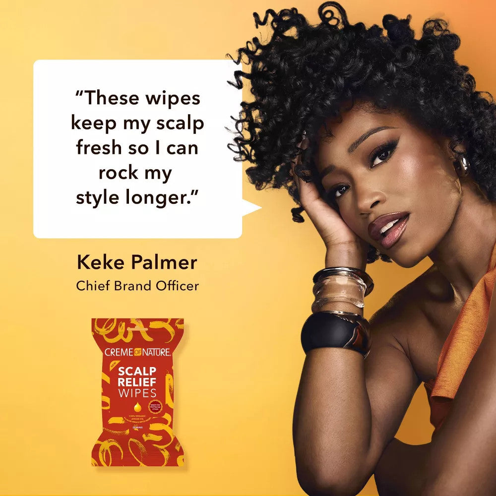 Creme Of Nature Argan Oil Scalp Relief Wipes (20 ct) - product image 3