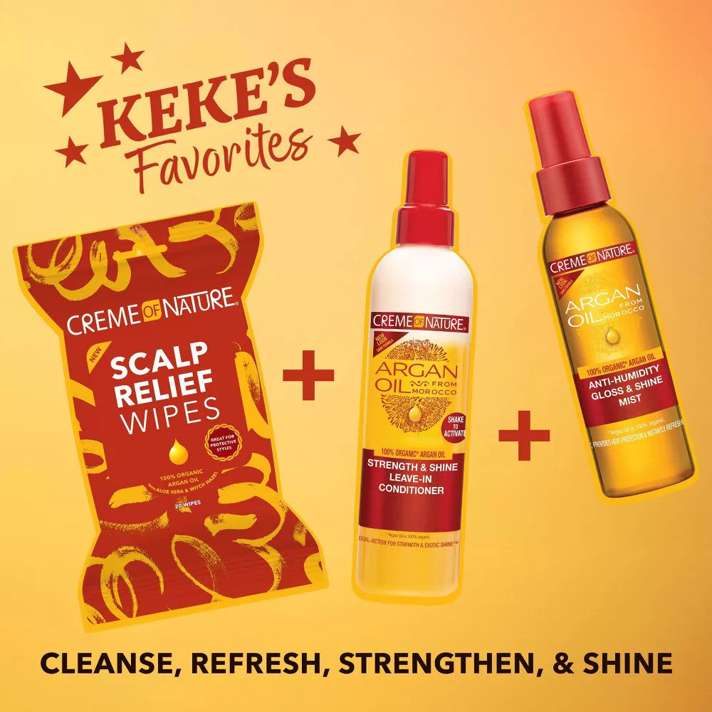 Creme Of Nature Argan Oil Scalp Relief Wipes (20 ct) - product image 8