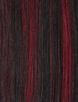 SENSATIONNEL Synthetic Curls Kinks N Co Glueless Kinky Edges - Y-PART KINKY SILK PRESSED 18″ - Color F1B/BG swatch