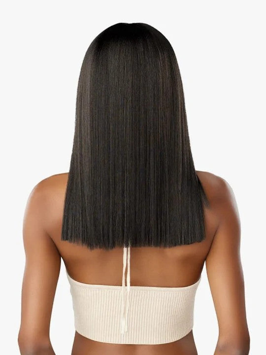 SENSATIONNEL Synthetic Curls Kinks N Co Glueless Kinky Edges - Y-PART KINKY SILK PRESSED 18″ - product image 4