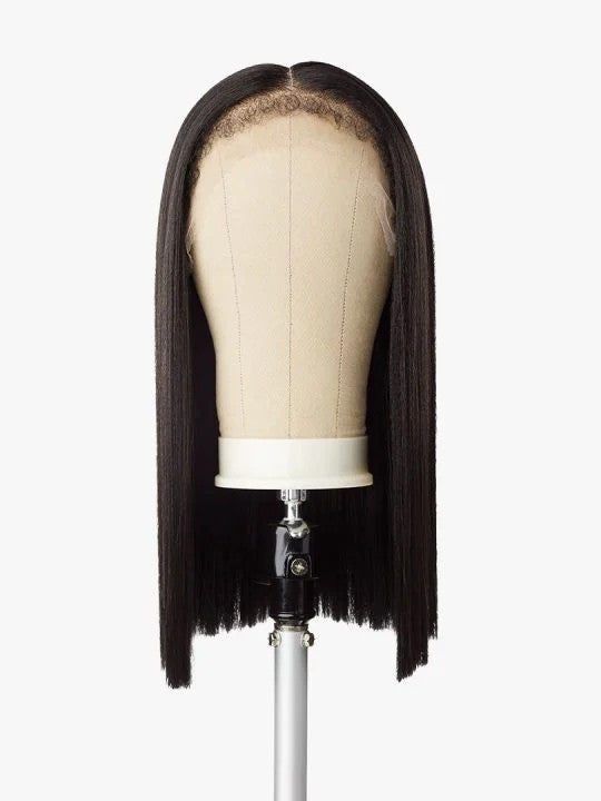 SENSATIONNEL Synthetic Curls Kinks N Co Glueless Kinky Edges - Y-PART KINKY SILK PRESSED 18″ - product image 6