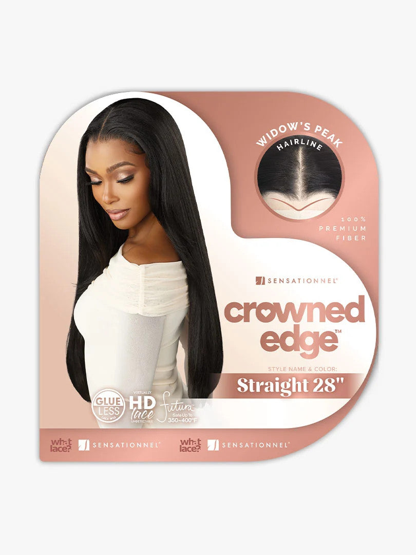 SENSATIONNEL Crowned Edge 13X5 Synthetic HD Lace Wig - Straight 28″ - product image 7