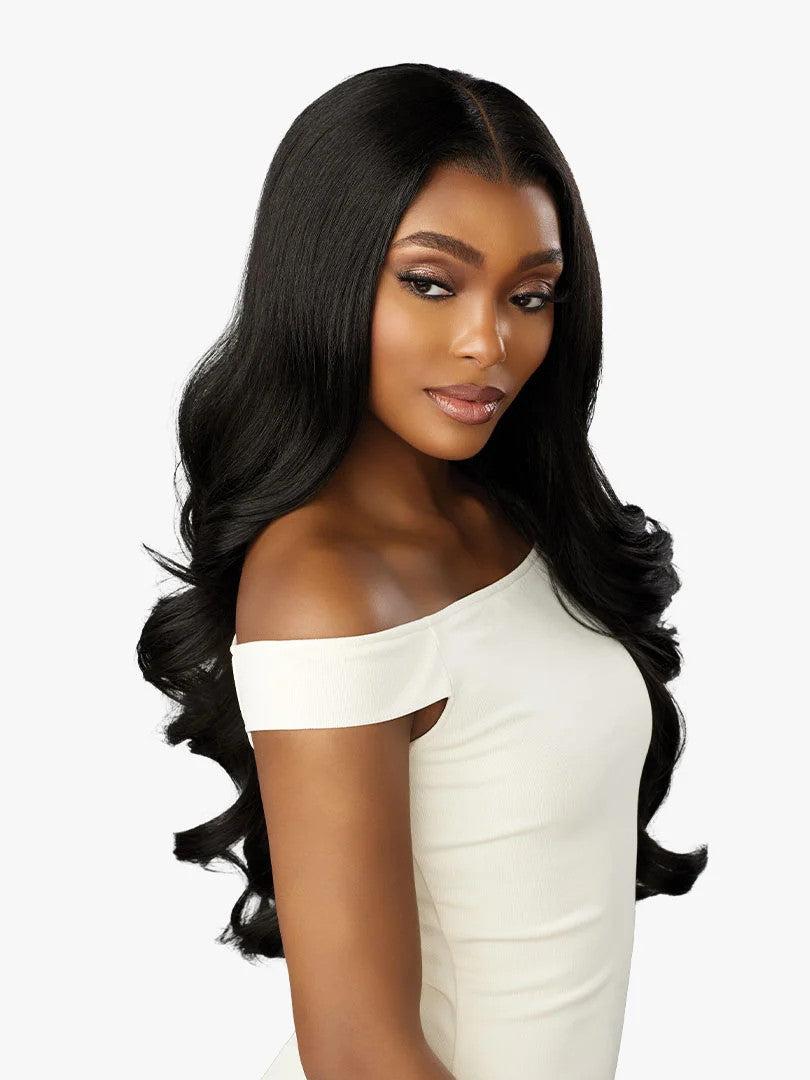 SENSATIONNEL Crowned Edge 13X5 Synthetic HD Lace Wig - Wavy 26″ - product image 3