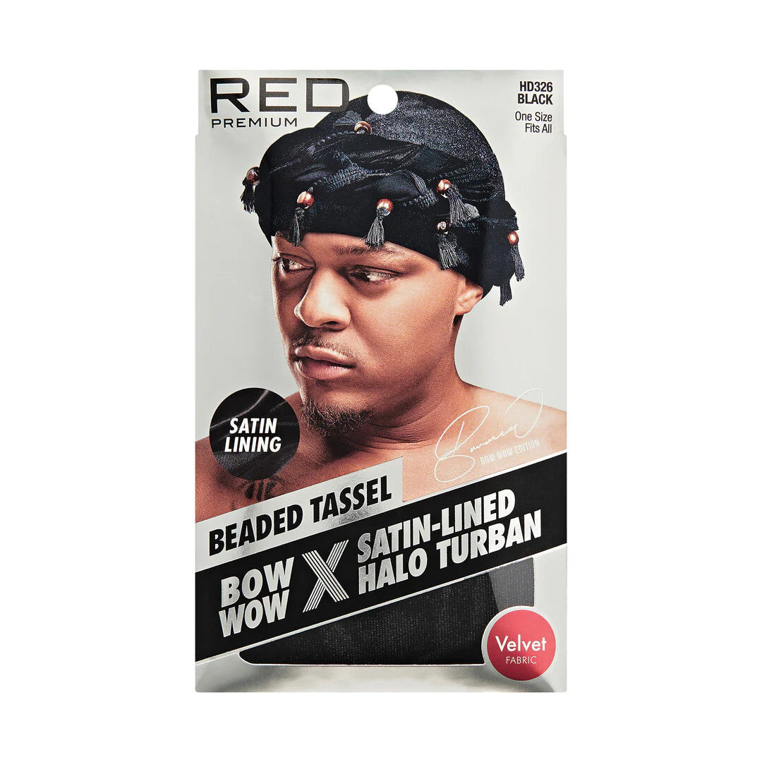 RED Satin-Lined Halo Turban (HD321 - HD326) - product image 8