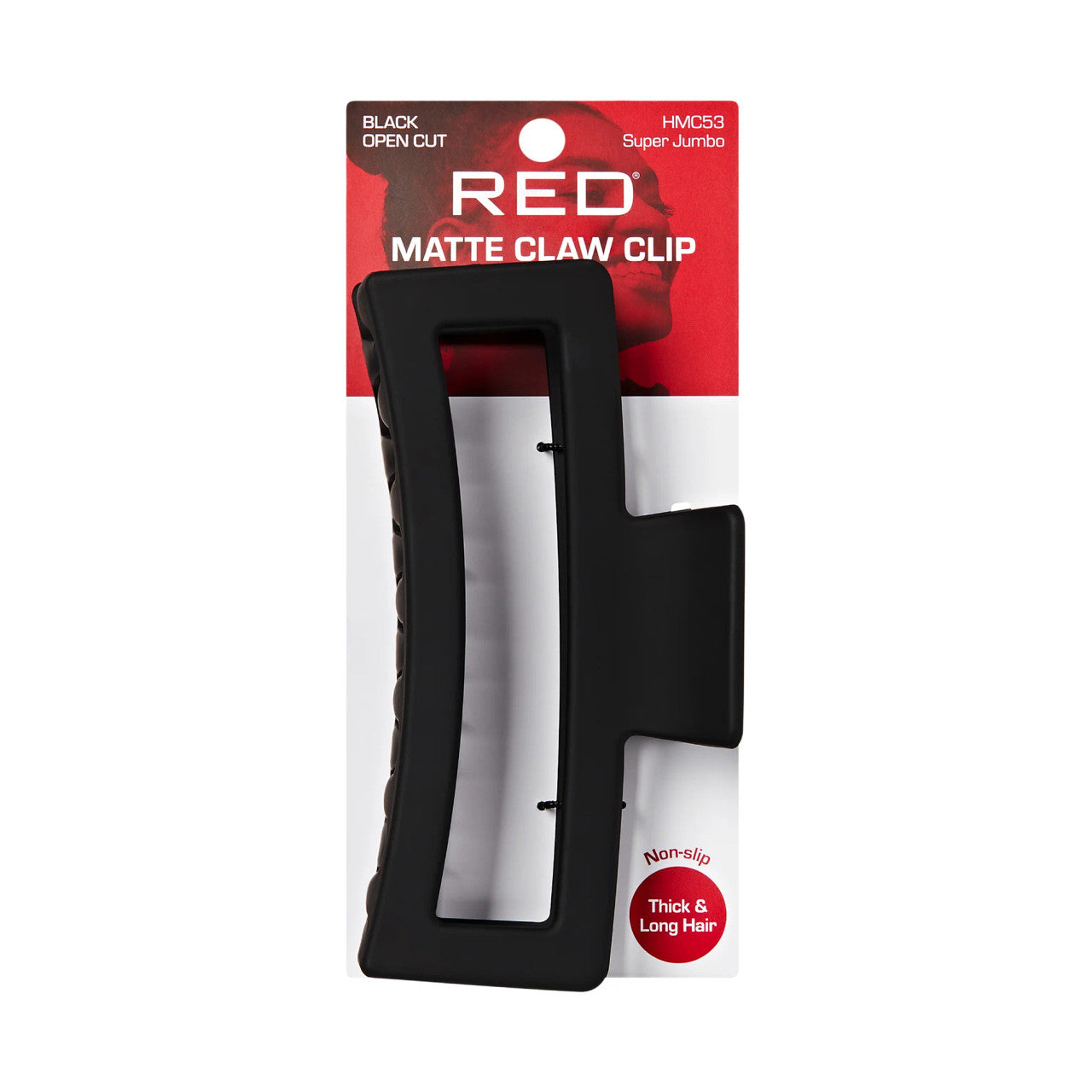 RED Super Jumbo Matte Hair Claw Clip - product image 2