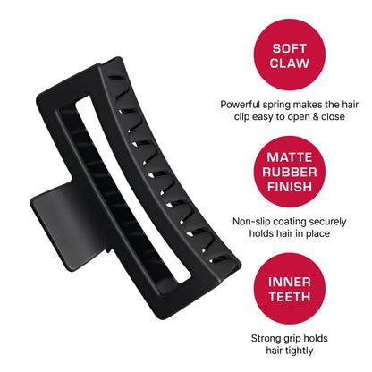 RED Super Jumbo Matte Hair Claw Clip - product image 3