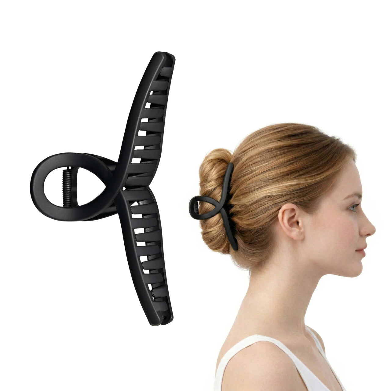 RED Super Jumbo Matte Hair Claw Clip - product image 4