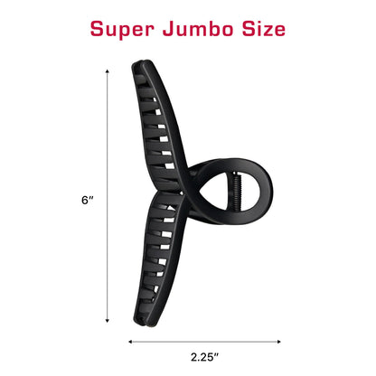 RED Super Jumbo Matte Hair Claw Clip - product image 8