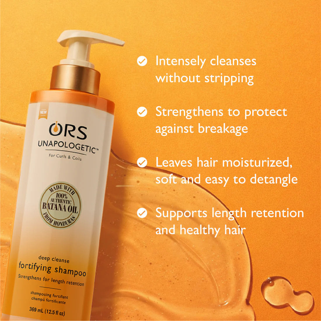 ORS Unapologetic Deep Cleanse Fortifying Shampoo (12.5oz) - product image 4