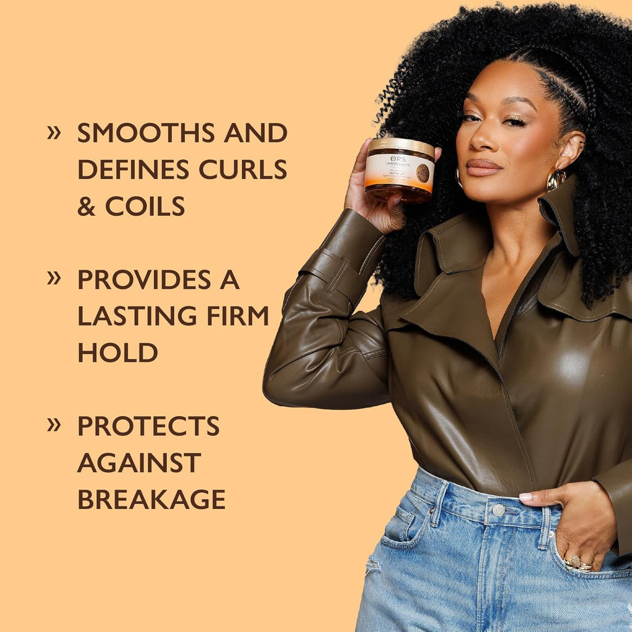 ORS Unapologetic Define, Shape & Shine Styling Gel  (12oz) - product image 2