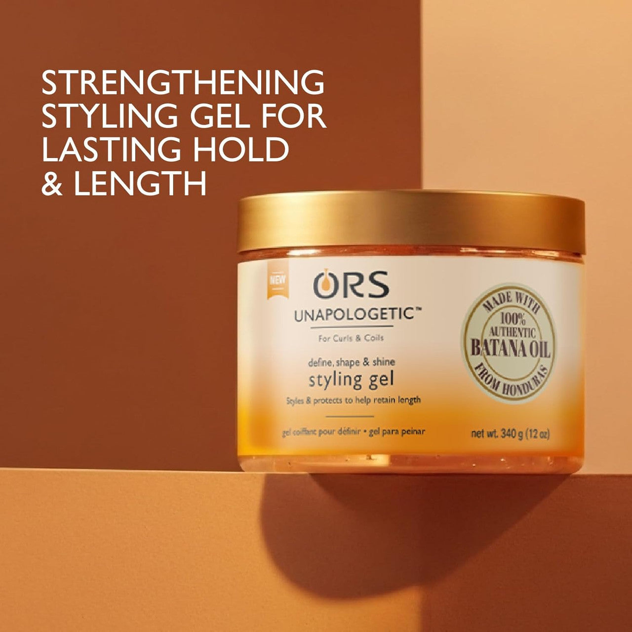 ORS Unapologetic Define, Shape & Shine Styling Gel  (12oz) - product image 8