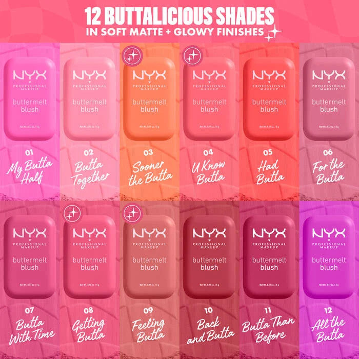 NYX Buttermelt High-Pigment Powder Blush - product image 4