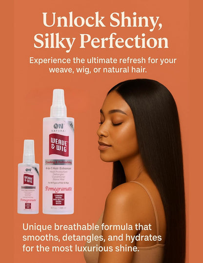 ON NATURAL Weave & Wig 4-in-1 Hair Enhancer For All Hair Texture [Coco Lime] 3.38 oz - product image 5