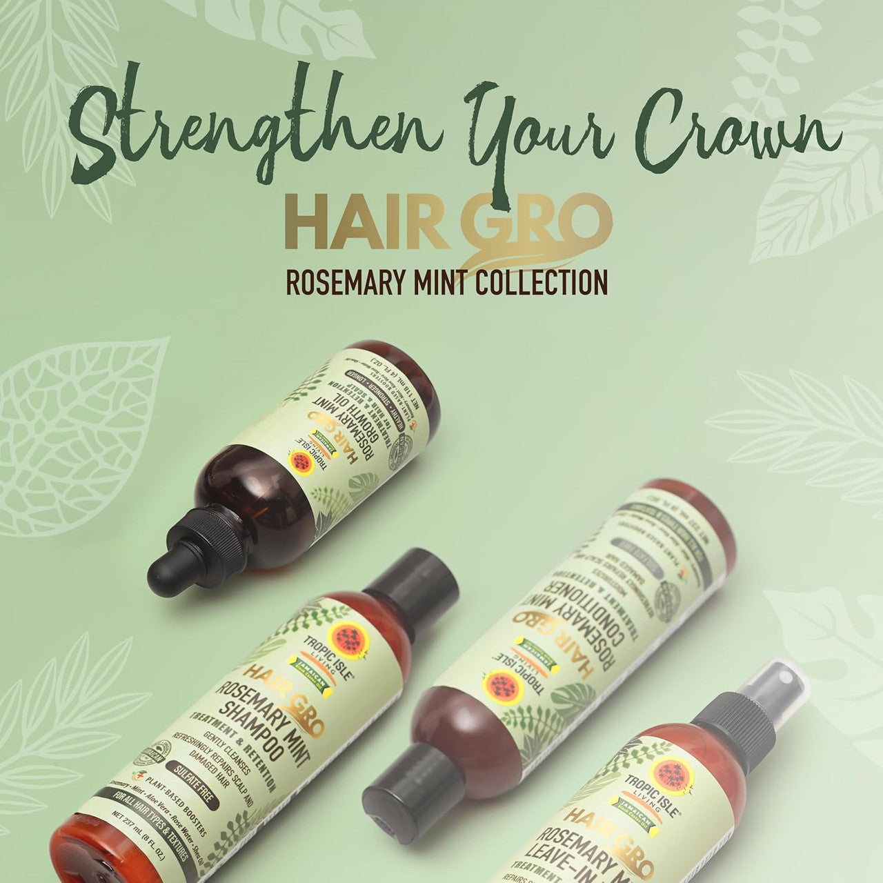 Tropic Isle Living Rosemary Mint Leave-In Conditioner (8oz) - product image 2