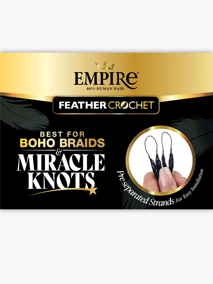 SENSATIONNEL Empire 100% Human Hair Feather Crochet - BOHEMIAN - product image 3