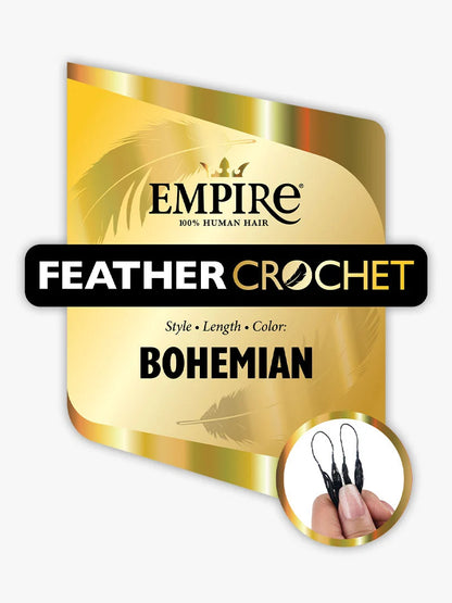SENSATIONNEL Empire 100% Human Hair Feather Crochet - BOHEMIAN - product image 4