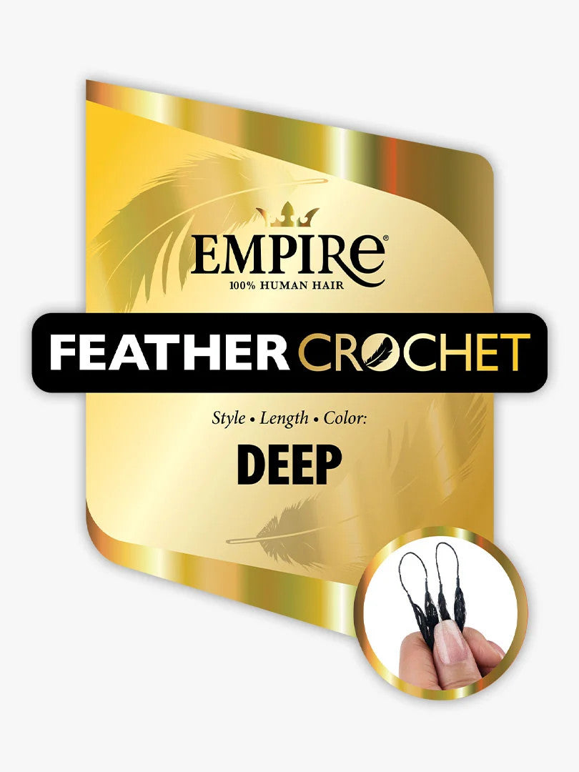 SENSATIONNEL Empire 100% Human Hair Feather Crochet - DEEP - product image 4