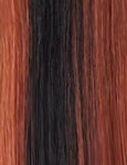 SENSATIONNEL Glamzy Glueless V-Part HD Lace Parting Wig - ELODIA - Color HBCopper/1 swatch