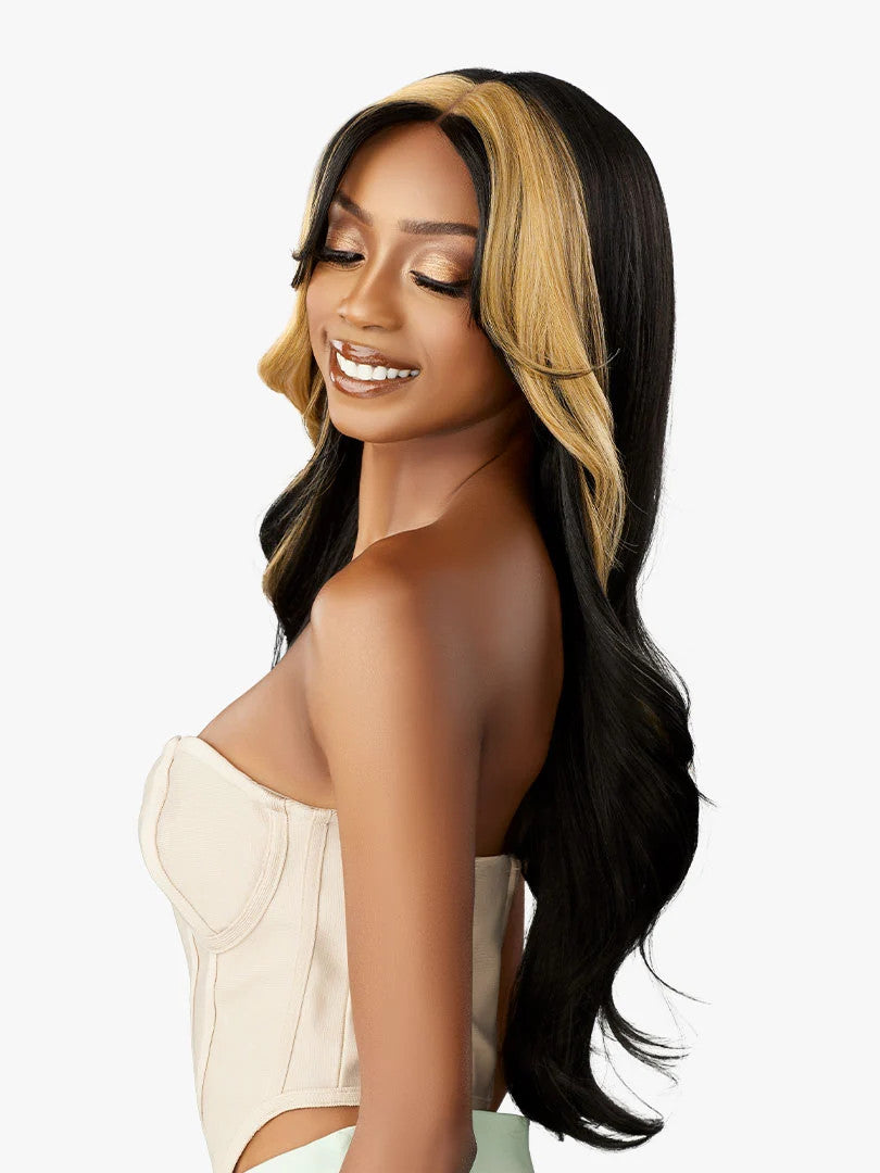 SENSATIONNEL Glamzy Glueless V-Part HD Lace Parting Wig - ELODIA - product image 3