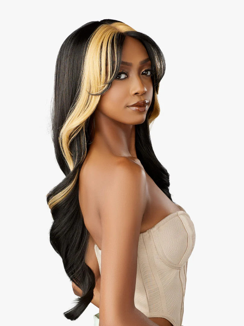 SENSATIONNEL Glamzy Glueless V-Part HD Lace Parting Wig - ELODIA - product image 4