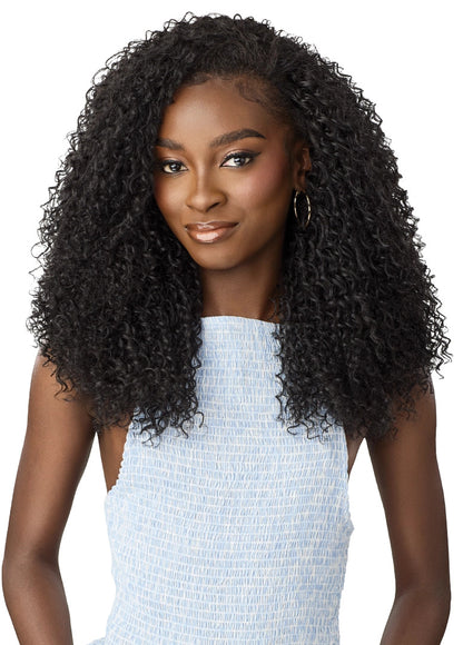 OUTRE Synthetic Quick Weave Half Wig -  3C Whirly Curls