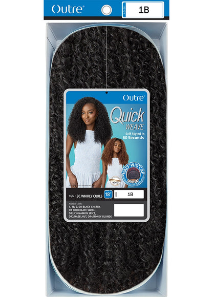 OUTRE Synthetic Quick Weave Half Wig -  3C Whirly Curls - product image 6