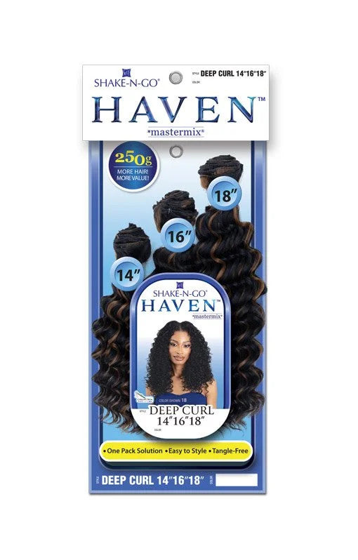 SHAKE N GO Weave Hair Multi Pack Haven - Deep Curl (14"16"18") - product image 3