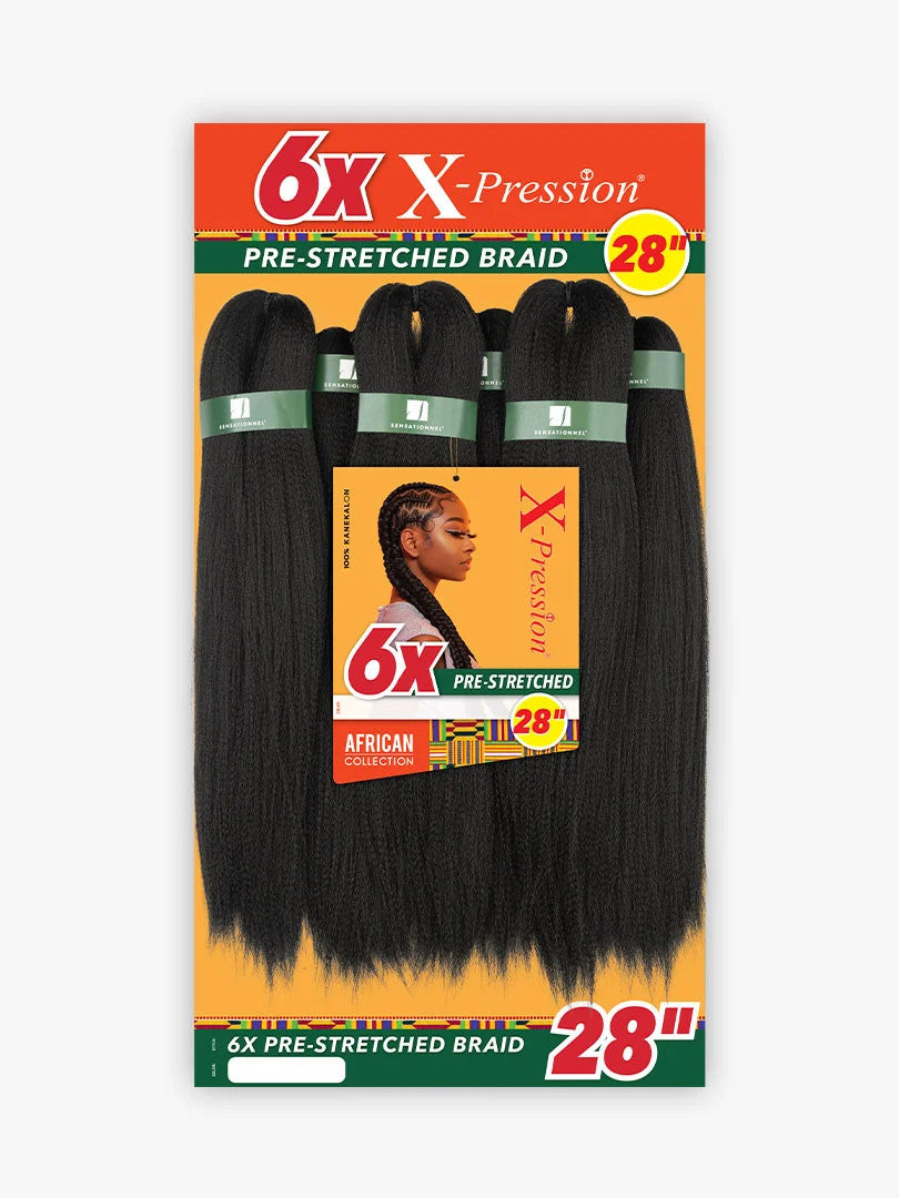 SENSATIONNEL 6X X-Pression Pre-Stretched Braid 28"
