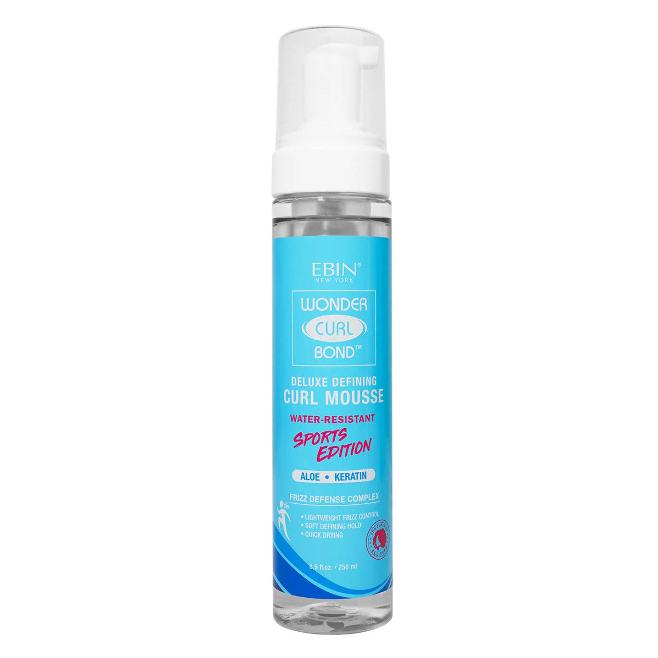 EBIN Wonder Curl Bond Curl Mousse - Sports Edition (8.5oz)
