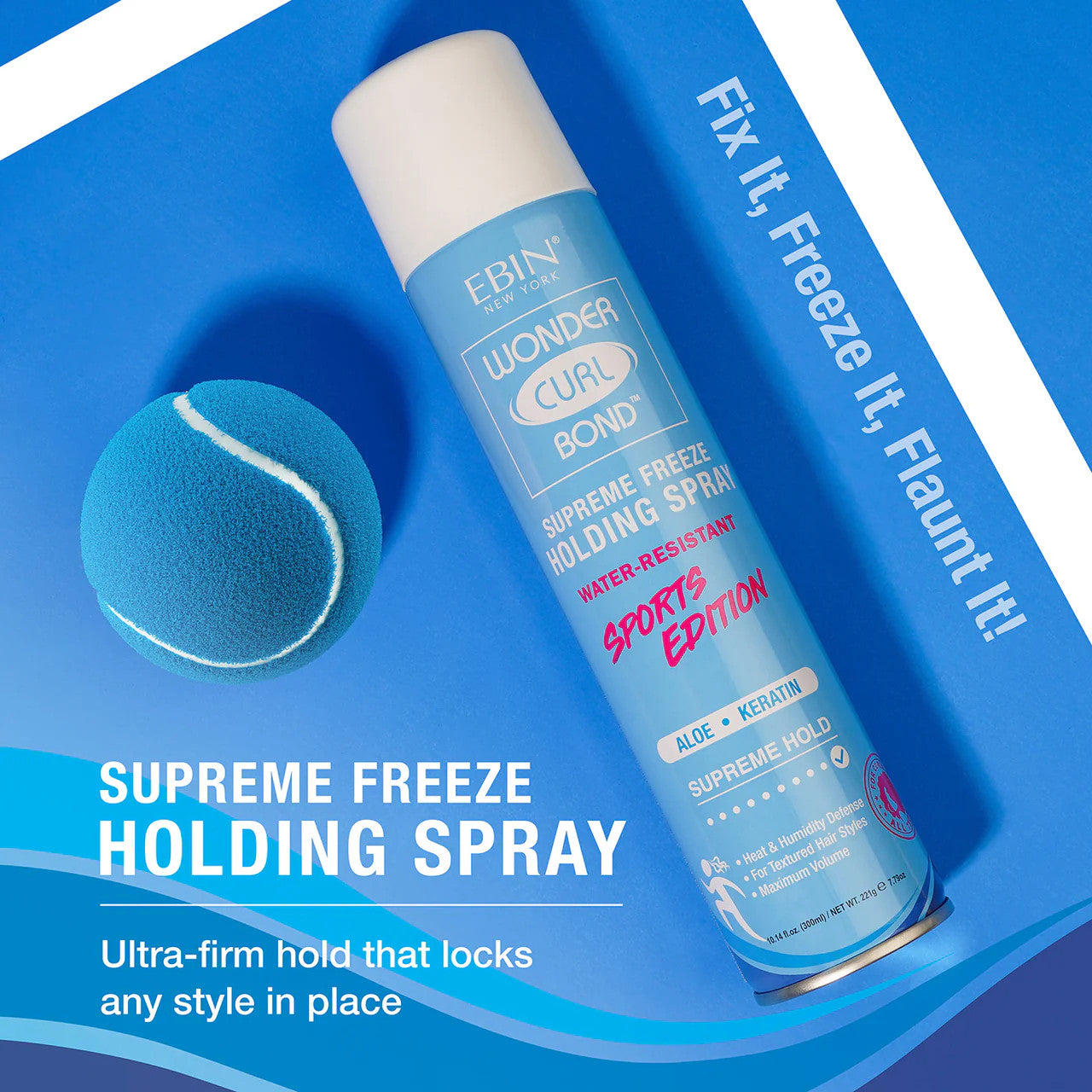 EBIN Wonder Curl Bond Holding Spray Sports Edition (8.5oz) - product image 5