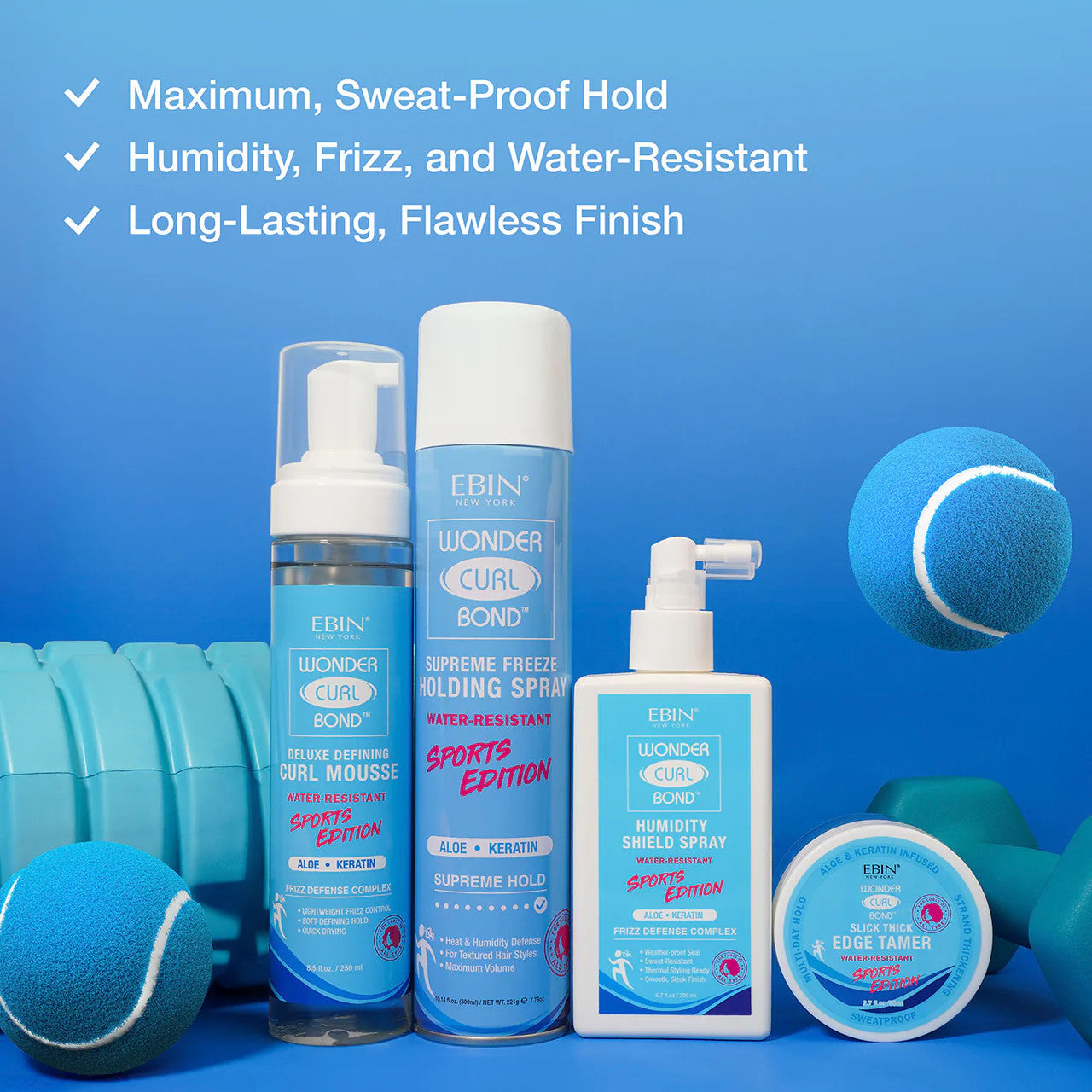 EBIN Wonder Curl Bond Holding Spray Sports Edition (8.5oz) - product image 8