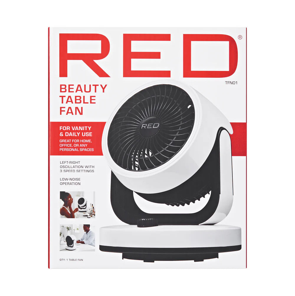 RED Beauty Table Fan