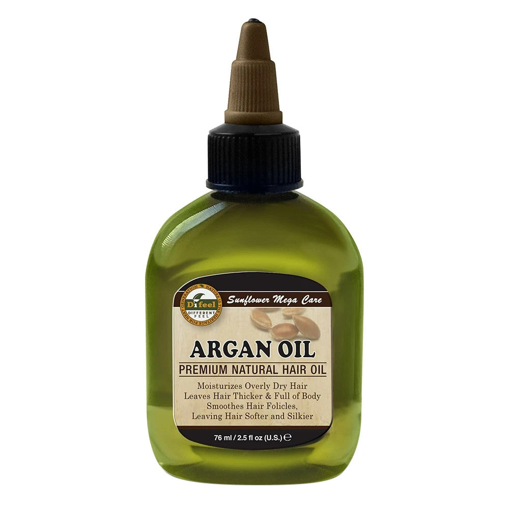 Difeel Premium Natural Hair Oil - Argan Oil (2.5 oz)