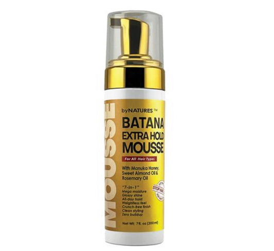 By Natures Batana Extra Hold Mousse (7oz)