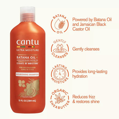 Cantu Ultra Moisture Nourishing Batana Shampoo (13oz) - product image 5