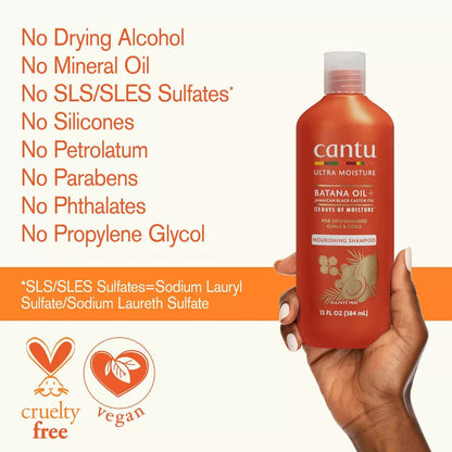 Cantu Ultra Moisture Nourishing Batana Shampoo (13oz) - product image 8
