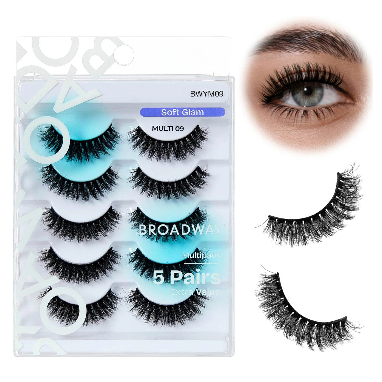 KISS Broadway Faux Mink Wispy Volume 5D Lashes 5 Pair Multipack - product image 16