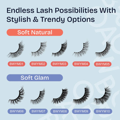 KISS Broadway Faux Mink Wispy Volume 5D Lashes 5 Pair Multipack - product image 5