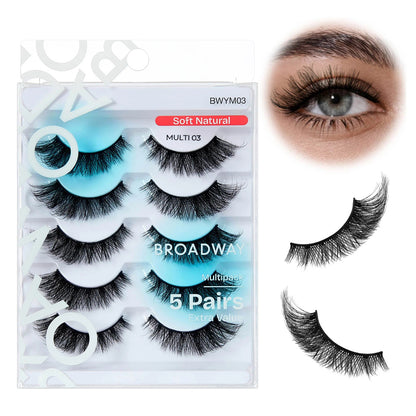 KISS Broadway Faux Mink Wispy Volume 5D Lashes 5 Pair Multipack - product image 9