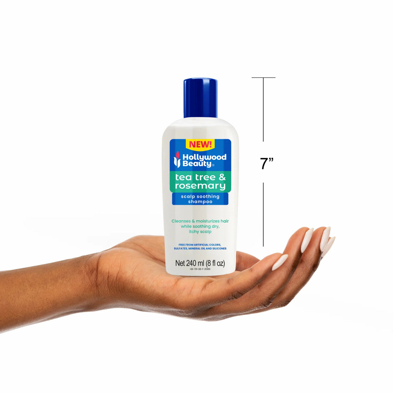 Hollywood Beauty Tea Tree & Rosemary Scalp Soothing Shampoo (8oz) - product image 12